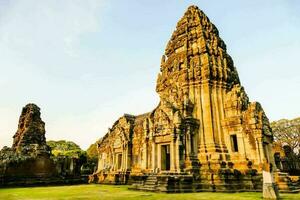 oude tempel in thailand foto