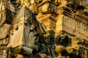 oude tempel in thailand foto