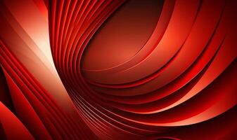 golvend rood abstract achtergrond. generatief ai foto