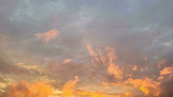 zonsondergang achtergrond in de late namiddag in brazilië foto