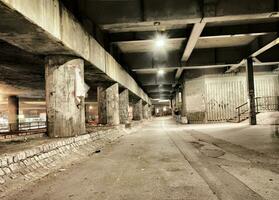 mystiek oud tunnel foto