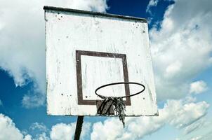 basketbal bord en rand foto