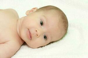 weinig pasgeboren baby foto