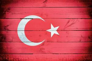 turkije vlag achtergrond foto