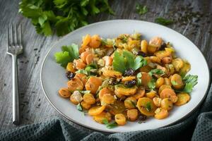 gezond keto vegetarisch salade foto