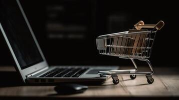 ai generatief e-commerce online boodschappen doen concept levering concept foto