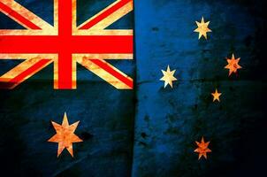 Australisch vlag achtergrond foto