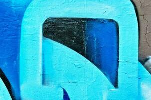 abstract blauw muur foto