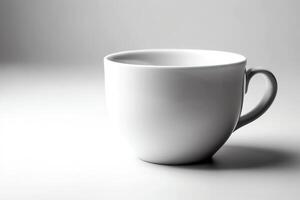 tasse sur dol blanc 1. ai gegenereerd foto