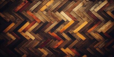houten structuur achtergrond, abstract bruin hout patroon. generatief ai foto
