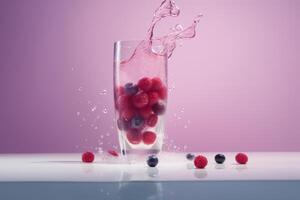 smoothie achtergrond. illustratie ai generatief foto