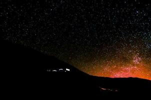 de nacht lucht foto