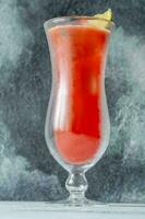 glas van instantfrisdrank cocktail foto