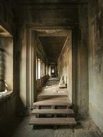 Angkor wat tempel, siem oogsten, Cambodja foto