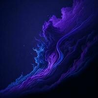 abstract blauw en Purper gloed rook achtergrond foto