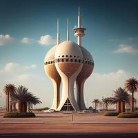 moskee in abu dhabi, Verenigde Arabisch emiraten. uae oriëntatiepunt., ai generatief beeld foto