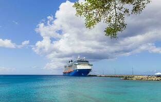 heilige kruis, ons maagd eilanden, reis schip in frederiksted Bij de pier foto