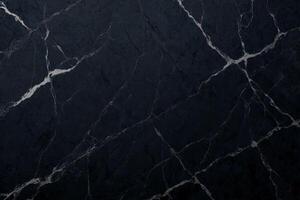zwart marmeren structuur achtergrond patroon. zwart steen oppervlak. abstract natuurlijk marmeren zwart en wit. generatief ai foto
