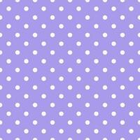 polka punt naadloos patroon, wit en Purper, kan worden gebruikt in de ontwerp van mode kleren. beddengoed, gordijnen, tafelkleden foto