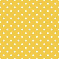 polka punt naadloos patroon, wit en geel, kan worden gebruikt in de ontwerp van mode kleren. beddengoed, gordijnen, tafelkleden foto
