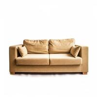 modern sofa geïsoleerd. illustratie ai generatief foto