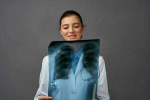 dokter radioloog röntgenstralen Onderzoek professioneel foto