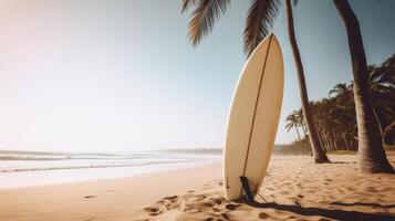 surfen bord achtergrond. illustratie ai generatief foto