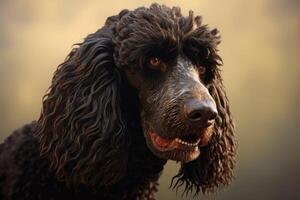 schattig bruin haren . ai gegenereerd foto