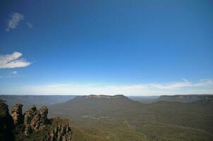 drie zussen beroemd rotsen in blauw berg Sydney Australië foto