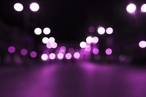 roze bokeh lichte straat. mooi fotoconcept van hoge kwaliteit en resolutie foto