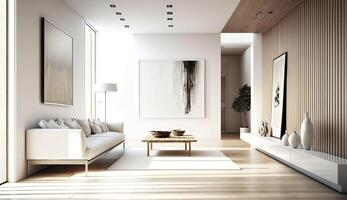 modern wit hout kamer ai gegenereerd foto