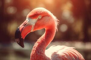 flamingo vogel . ai gegenereerd foto