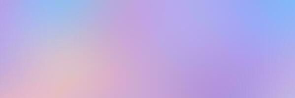 zacht helling banier met glad wazig roze en blauw holografische kleuren foto