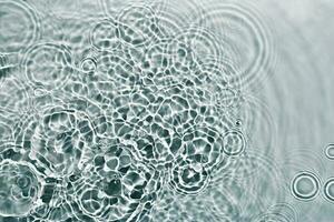 kunstmatig vochtinbrengende crème micellair water. abstract transparant vloeistof achtergrond met concentrisch cirkels. zacht focus foto