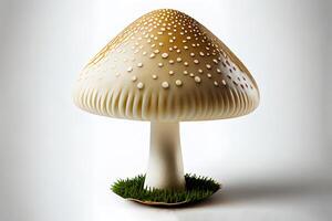 verrassend een natuurlijk champignons. generatief ai foto