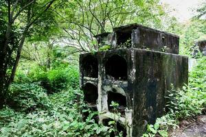 verlaten Open graven in de begraafplaats van de oud stad- van wapen vernietigd door een lawine veroorzaakt door de nevado del ruiz vulkaan in 1985 in Colombia foto