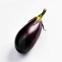 een Purper aubergine generatief ai gegenereerd foto