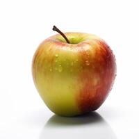 een rood en groen appel generatief ai gegenereerd foto