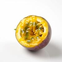 een geel passie fruit generatief ai gegenereerd foto