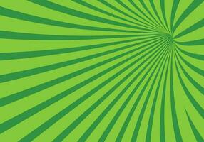 vector achtergrond met radiaal balken in groen kleur foto