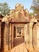 ruïnes in Angkor Wat in Siem Reap, Cambodja foto