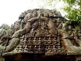 ruïnes in Angkor Wat in Siem Reap, Cambodja foto