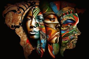 wereld dag voor cultureel verscheidenheid voor dialoog en ontwikkeling, gehouden Aan 21 kunnen. illustratie generatief ai foto