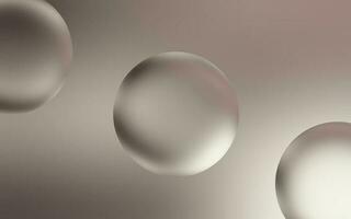 elegant zilver water bubbel achtergrond. transparant bubbel druppels Aan glad zilver helling achtergrond. glad zilver water bubbels. foto