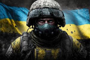 Rusland is voorbereidingen treffen de laatste aanval naar Oekraïne illustratie generatief ai foto