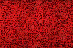 achtergrond vol van veel harten liefde Valentijn dag concept illustratie generatief ai foto