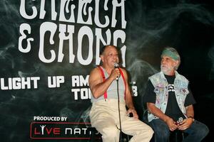 cheech marin tommy chong cheech chong druk op conferentie in west Hollywood ca Aan juli 30 2008 2008 kathy hutjes hutjes foto