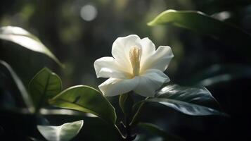 de kalmte van bloeiend bloemen generatief ai foto