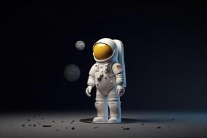 astronauten ruimte ontdekkingsreizigers. schetsen kunst voor artiest creativiteit en inspiratie. generatief ai. foto