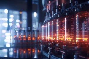 de toekomst van chemie industrie ai-aangedreven controle en optimalisatie ai gegenereerd foto